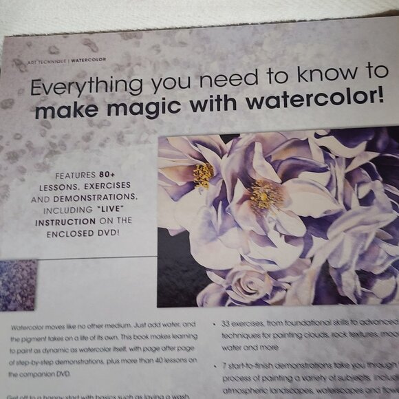 Watercolor Essentials Hands on Techniques for Exploring Watercolor Book with DVD - Picture 7 of 16